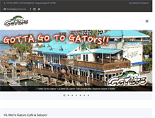 Tablet Screenshot of gatorscafe.com